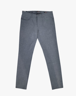 Pipe 5-Pocket Pants in Grey Texture