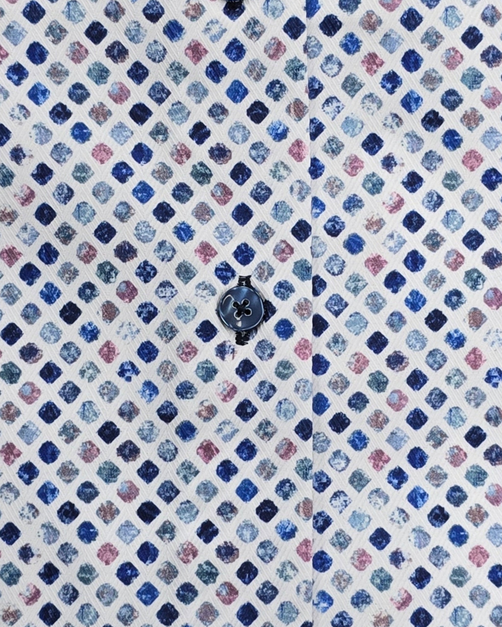 Cotton Blend Stretch Sport Shirt in Weathered Tiles