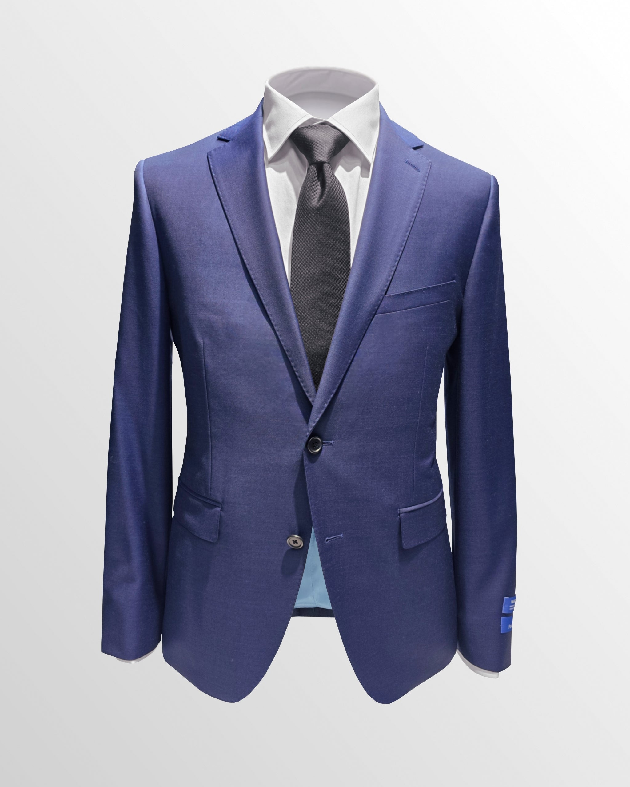 Super 120's Wool Suit in Cobalt