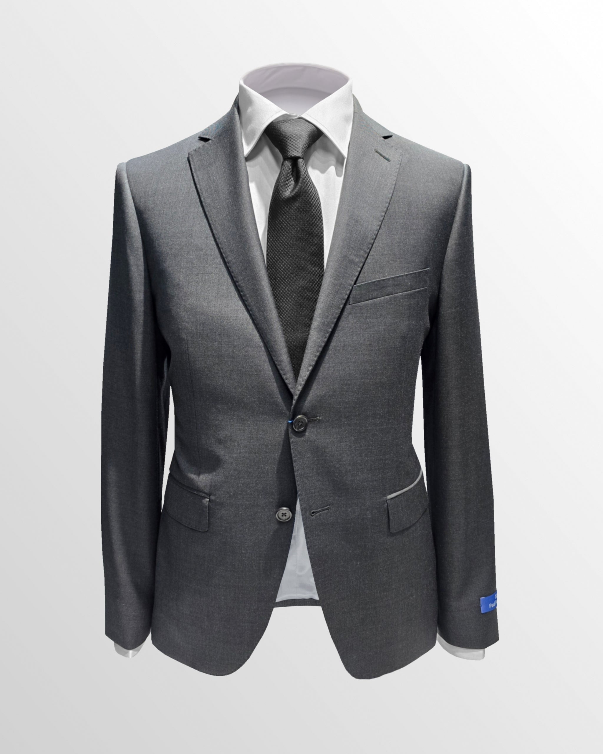 Super 120's Wool Suit in Charcoal