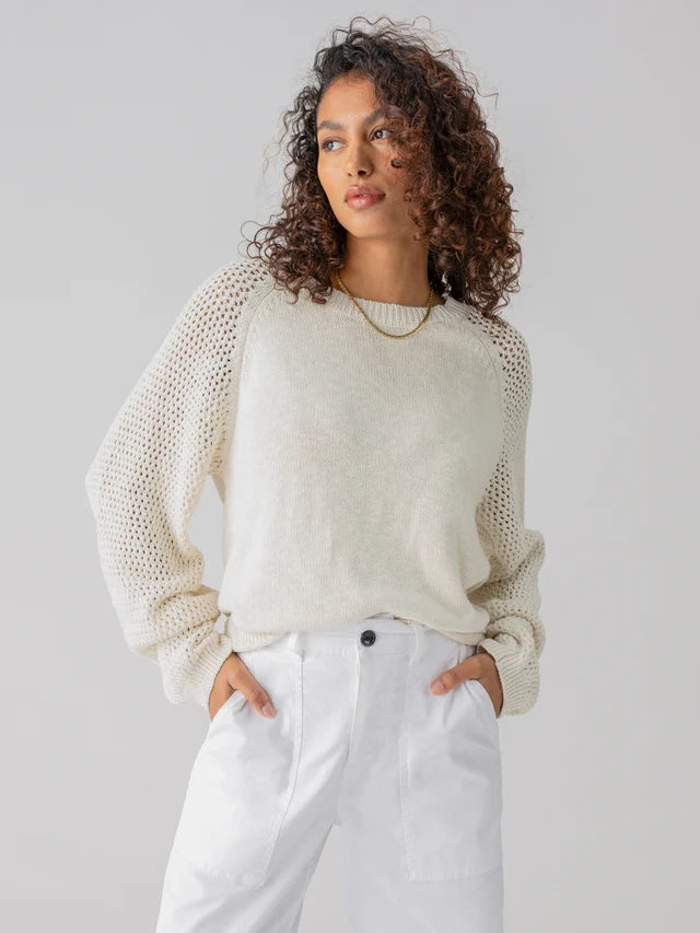 Perfect Moment Sweater in Chalk