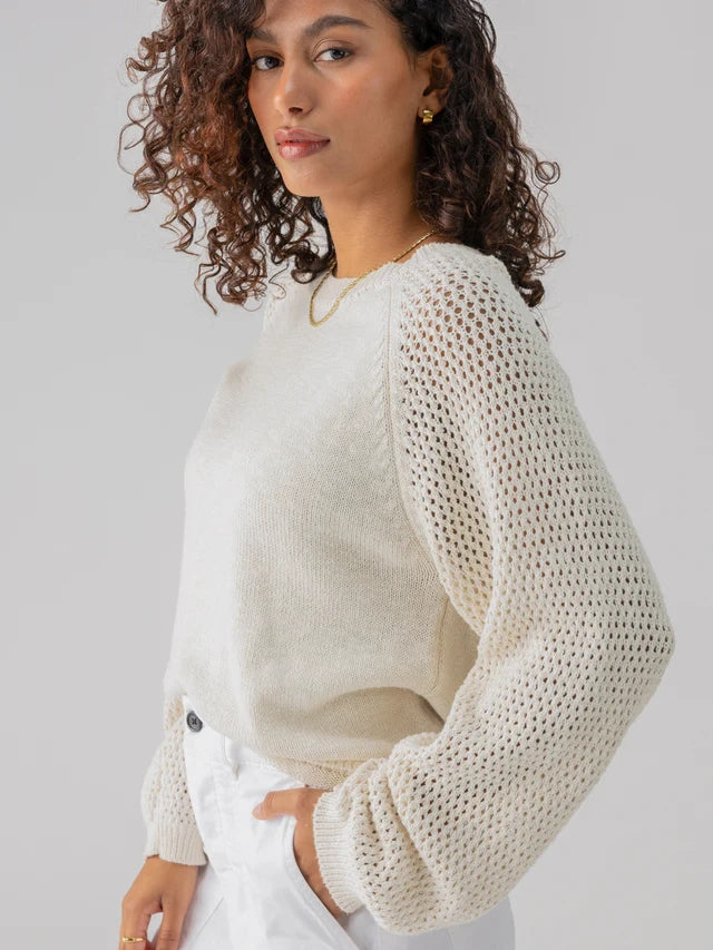 Perfect Moment Sweater in Chalk