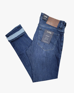 Cool Tapered Leg Jean in Mid Indigo Urban