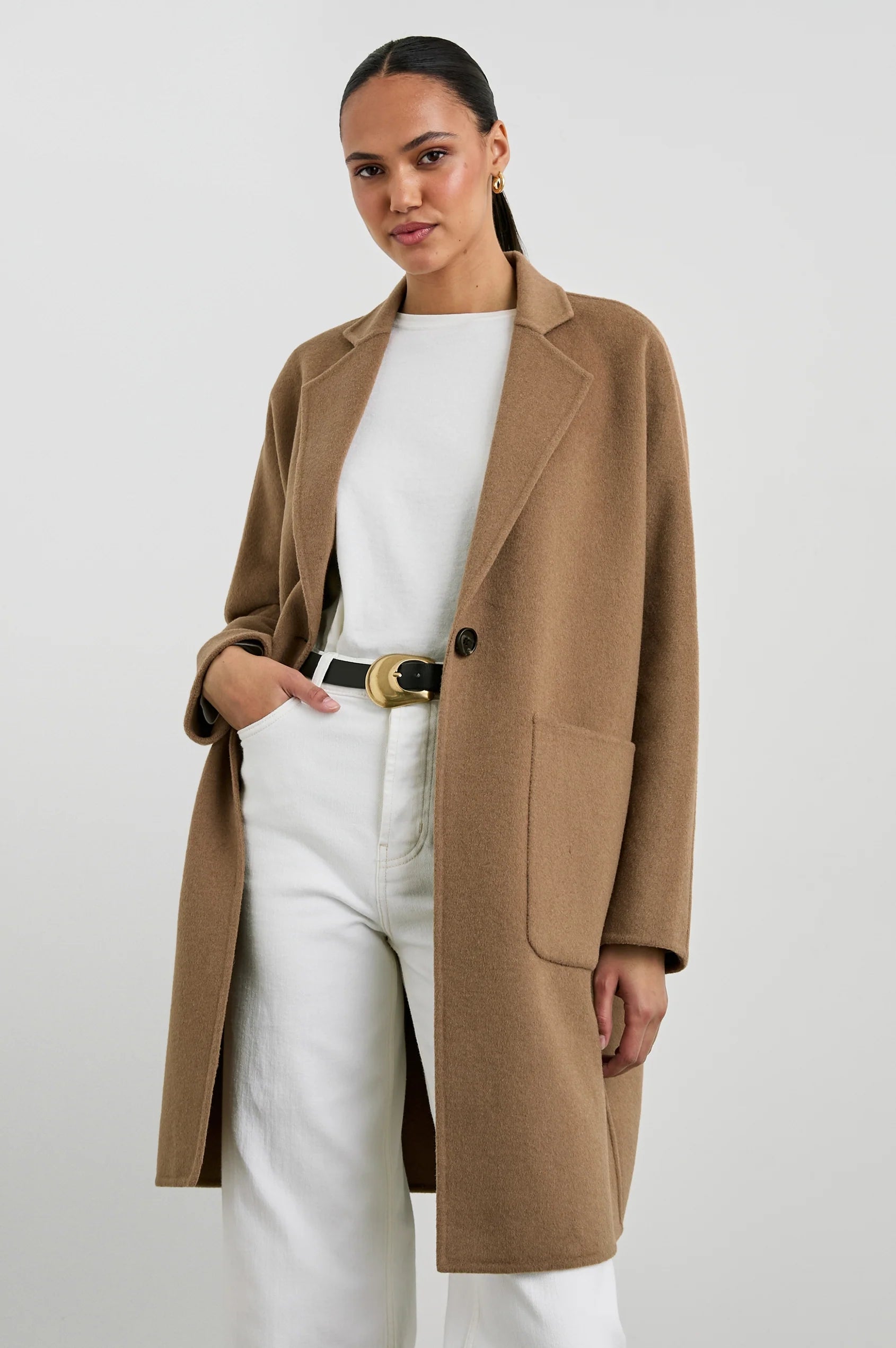 Everest Coat in Camel