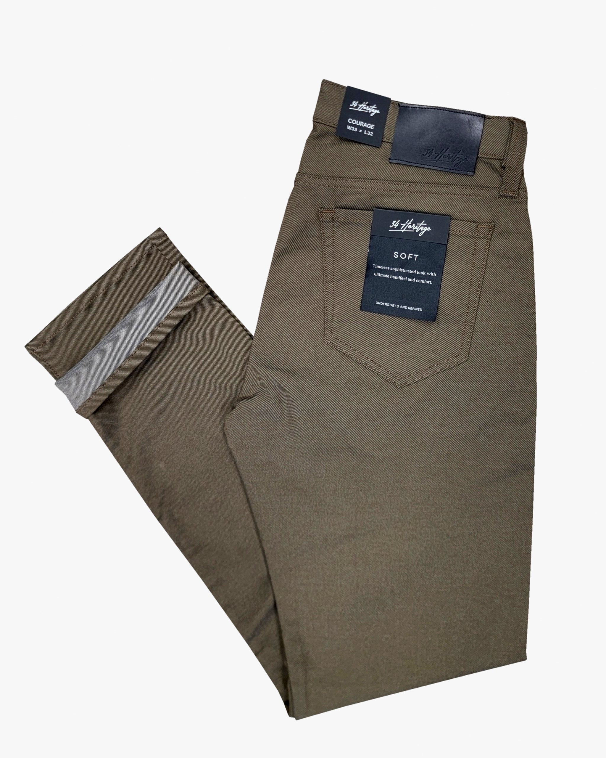 Courage Casual Pant in Espresso CoolMax