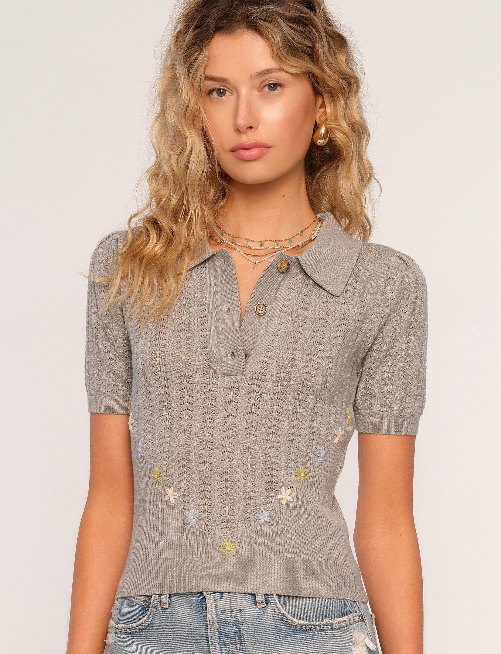 Matea Top in Heather