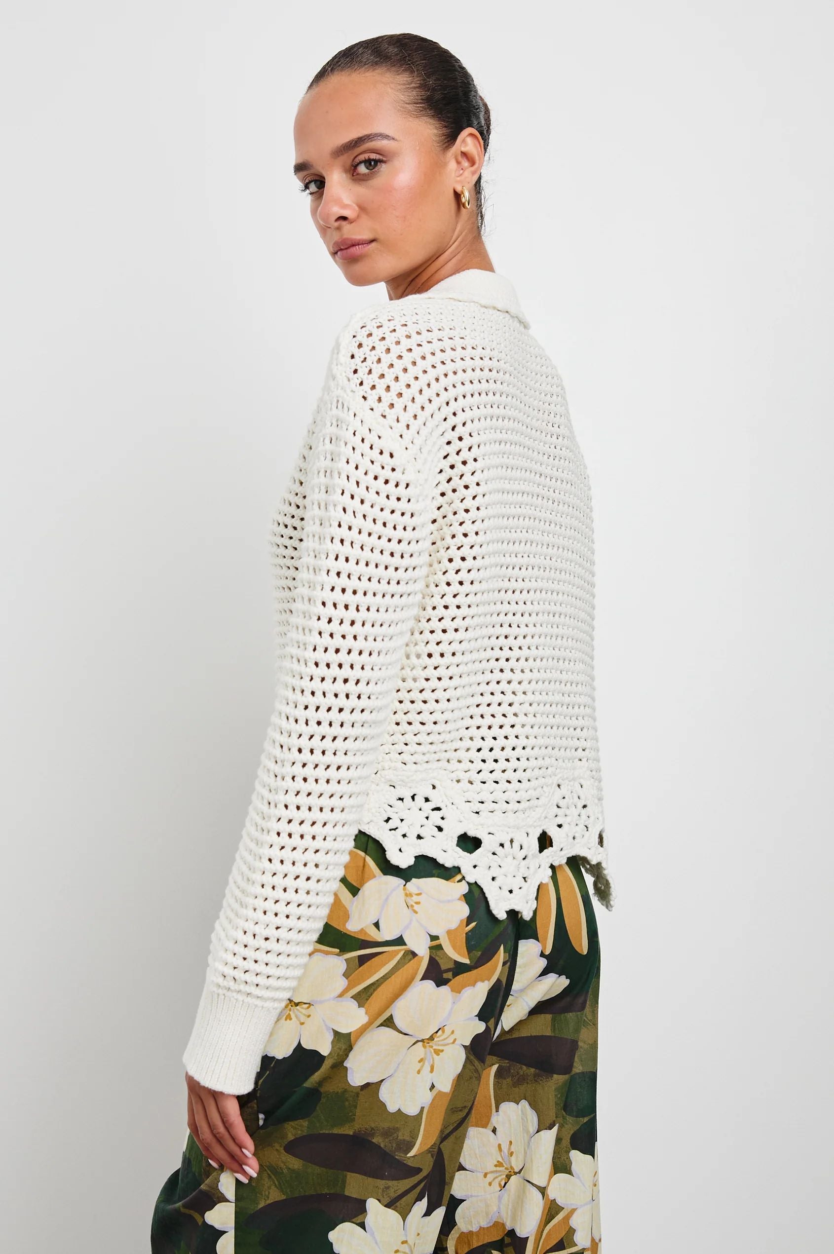 Louise Sweater in Ivory