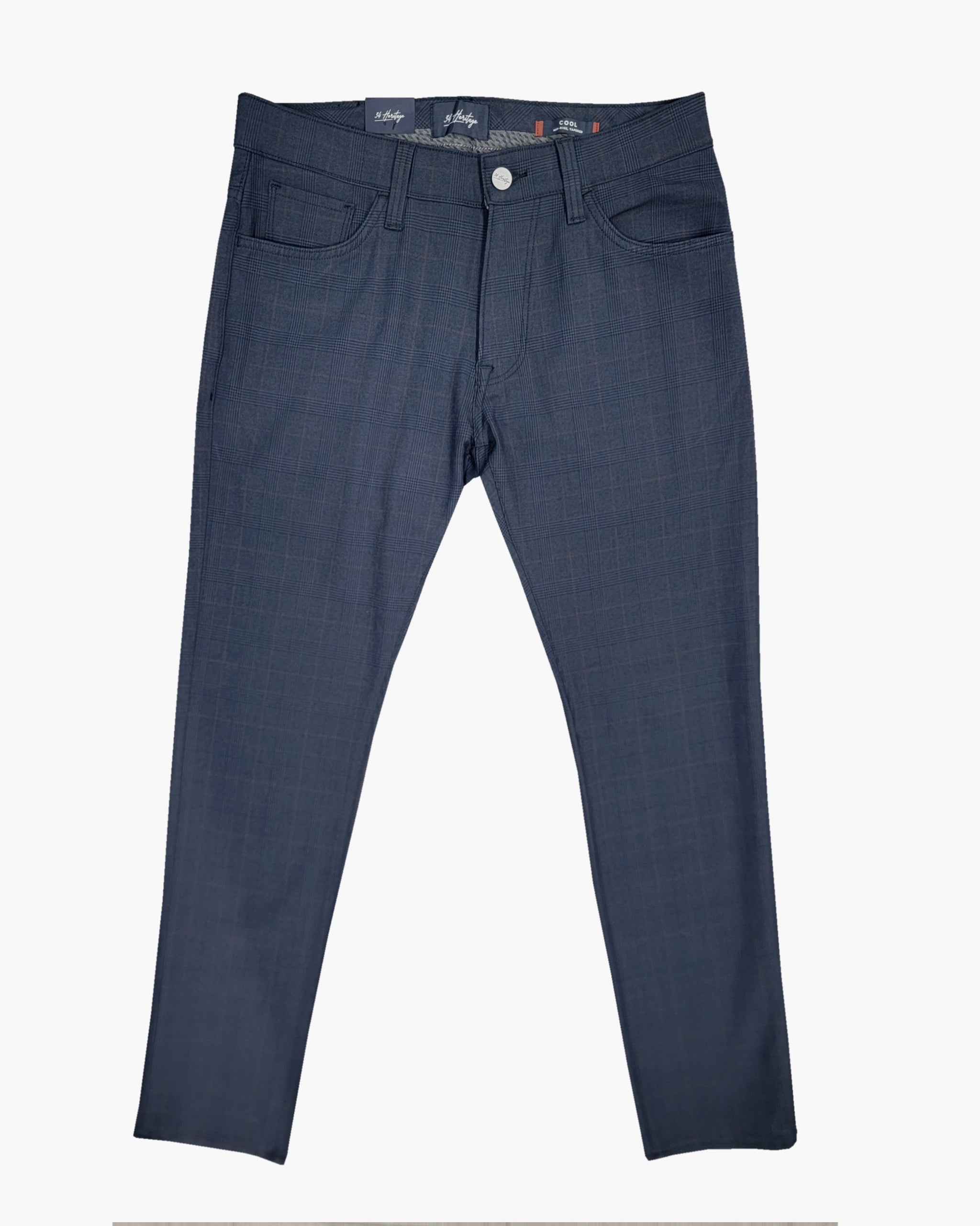 Cool Casual Pant in Navy Elite Check