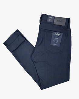 Cool Casual Pant in Navy Elite Check