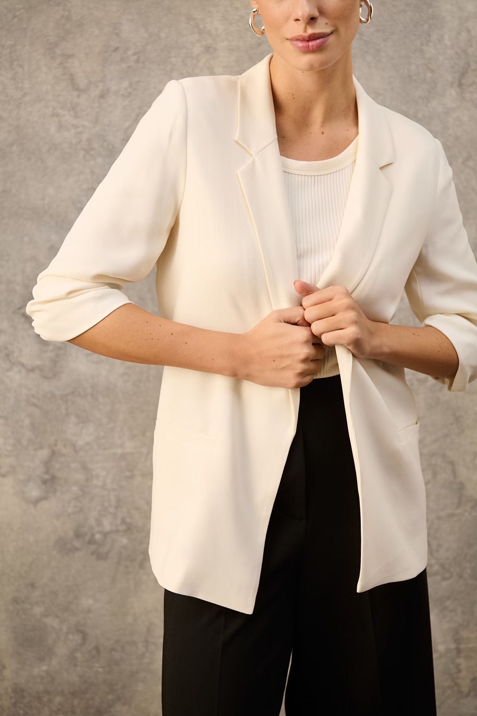 Shirley Blazer in Whisper White