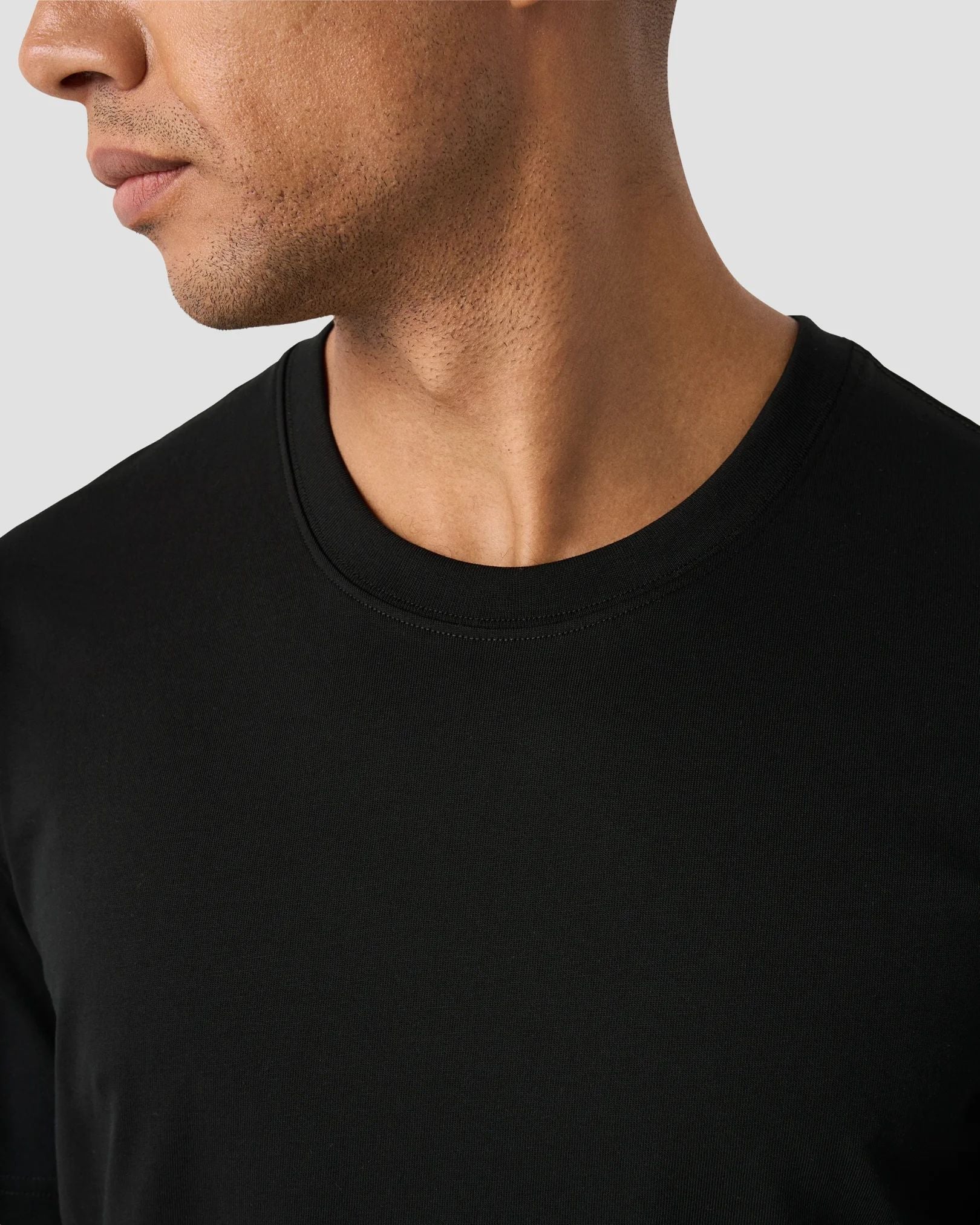 Solid Supima T-Shirt in Black