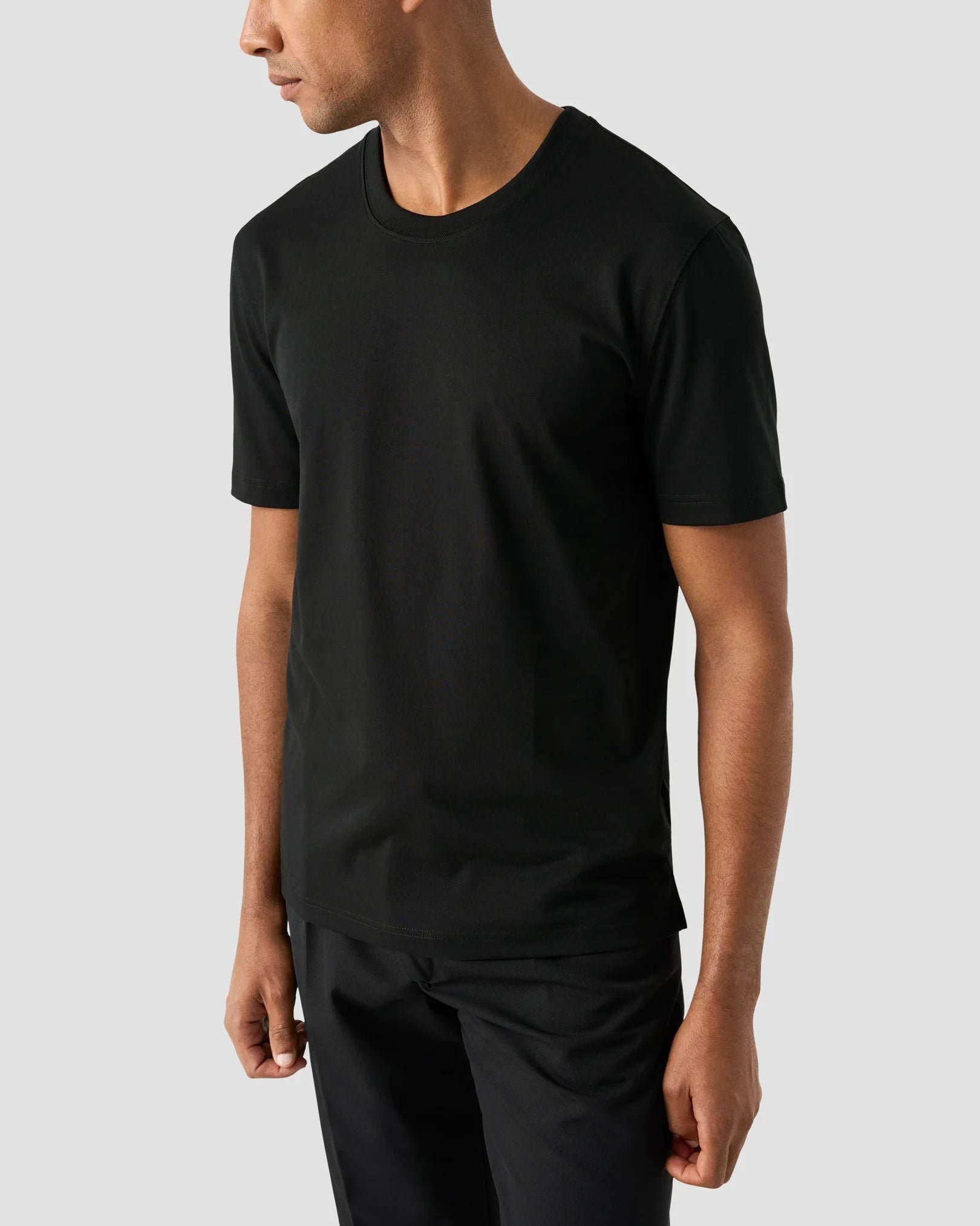 Solid Supima T-Shirt in Black