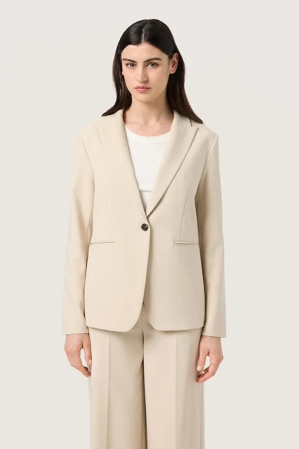 Corinne Blazer in Oatmeal