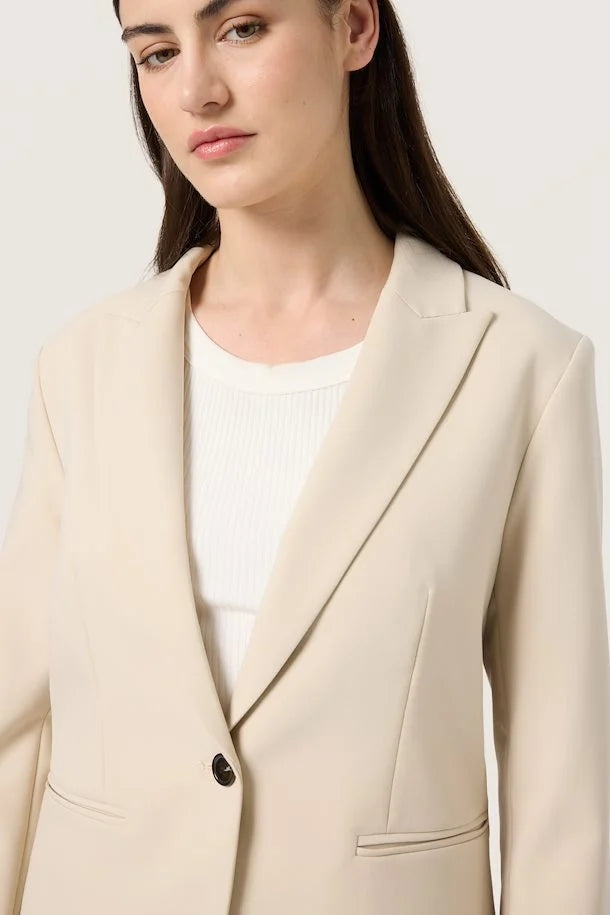 Corinne Blazer in Oatmeal