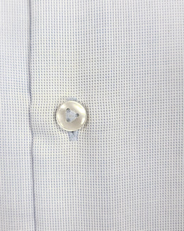 Polifroni Blu Dress Shirt Micro Dot Texture in Blue